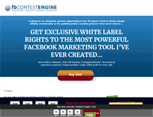 Tablet Screenshot of fbcontestengine.com